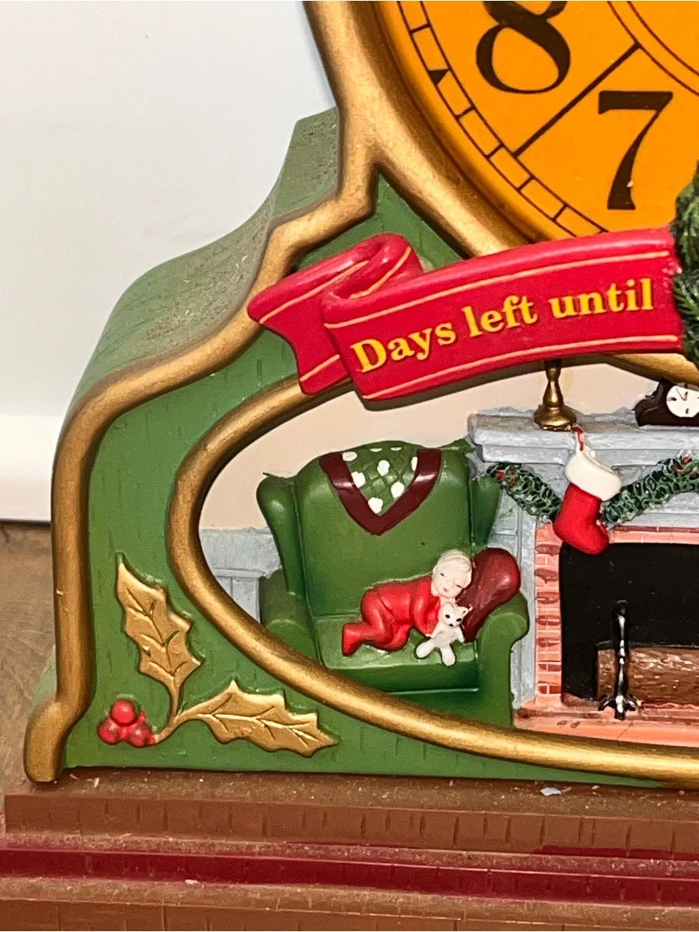 AVON 2007 ADVENT CLOCK: Musical Lights • Countdown Days Left Until Christmas